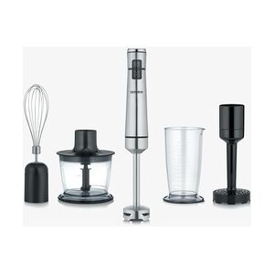 Severin SM 3775 Kablelloser Stabmixer mit Premium-Set, Lithium-Ionen Akku mit 2.000 mAh