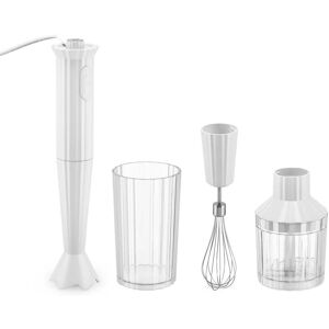 Alessi - Plissé Stabmixer Set, weiß