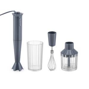 Alessi - Plissé Stabmixer Set, grau