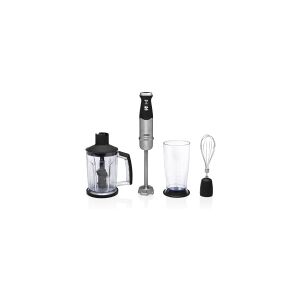 Princess 221221, Nedsænkning blender, 0,8 L, 1000 W, Sort, Rustfrit stål