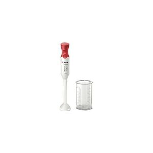 Bosch ErgoMixx MSM64010 - Stavblender - 450 W - hvid/rød