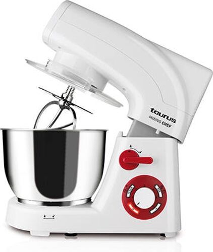 Taurus Amasadora con Bol TAURUS Mixing Chef (3 accesorios - 1200 W - Bol: 5.5 L)