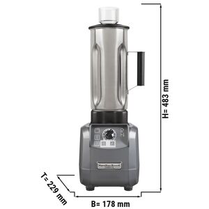 GGM GASTRO - HAMILTON BEACH Mixeur alimentaire EXPEDITOR HBF600S - 1,8 litre - 750 watts - Cuve en inox