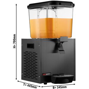 GGM Gastro - Distributeur de jus - 18 litres - Noir Noir