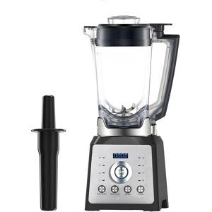 Blender Mixeur electrique Smoothie de 2L 2000W gris noir Vendos85