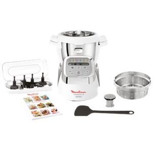 Moulinex Companion XL HF805810 - Robot cuiseur - 4.5 litres - 1.6 kWatt - blanc et noir - Publicité