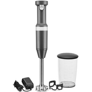 KitchenAid 5KHBBV53EDG - Mixeur à main sans fil - 16 Watt - gris mat - Publicité