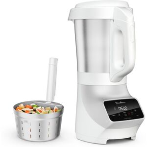 Moulinex Soup & Plus LM926B00 - Mixeur/cuiseur - 2 litres - 1.1 kWatt - argent / blanc - Publicité