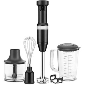 Mixeur plongeant sans fil KitchenAid 5KHBV83EBM 180 W Noir NOIR - Publicité