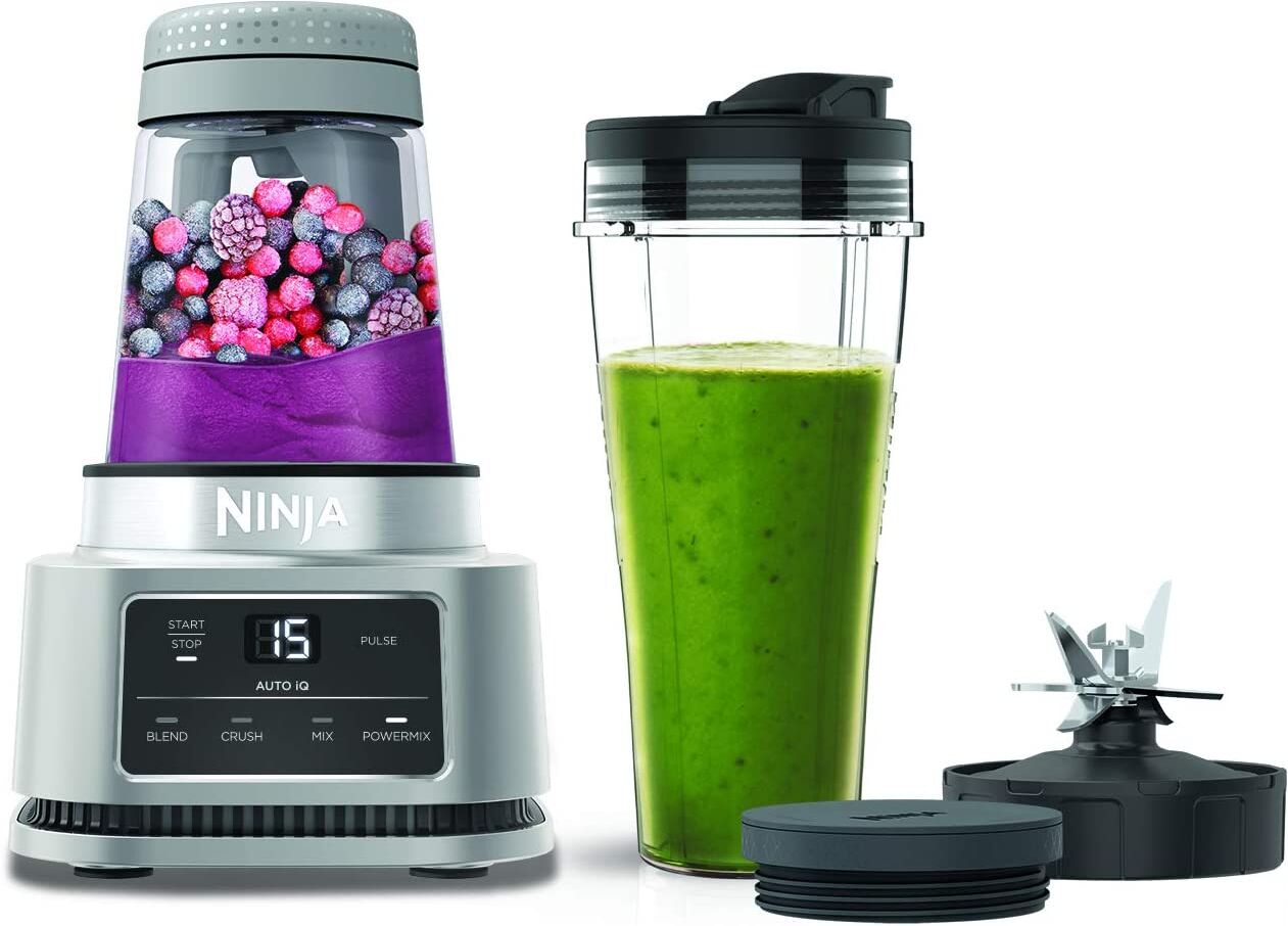 Ninja CB100UK Foodi Power 2-In-1 Nutri Blender - Silver