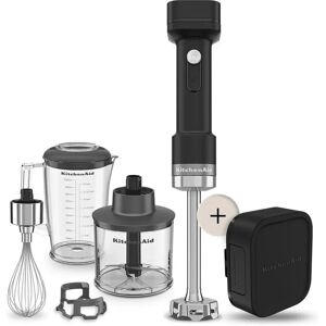 KitchenAid Frullatore a Immersione Senza Fili con Accessori e Batteria Rimovibile 12V