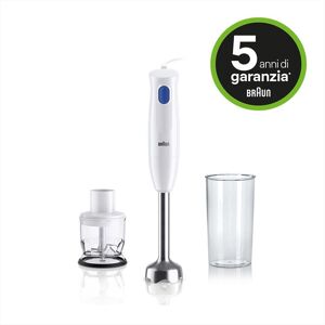 Braun Frullatore A Immersione Minipimer Mq10.201m-bianco