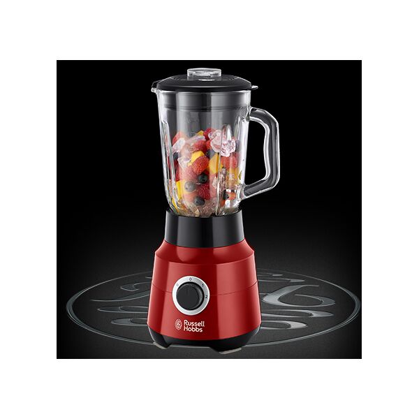 russell hobbs russell frullatore 1,5lt bicc.vetro lame acc rh24720-56