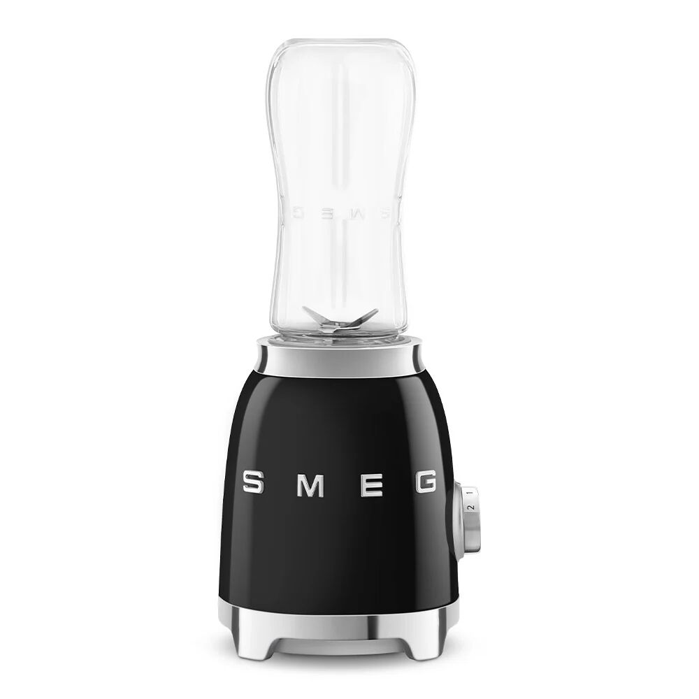 SMEG Frullatore Compatto 50's Style – Nero LUCIDO – PBF01BLEU