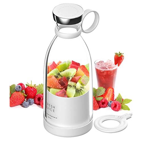 Tetipa Draagbare Blender Smoothie Maker, 350 ml Draagbare Blender, Blender to go vers sap blender, multifunctionele persoonlijke mini blender voor smoothies of milkshakes, fruit blender