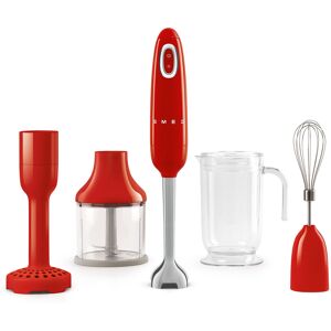 SMEG Hand Blender With Accessories Red