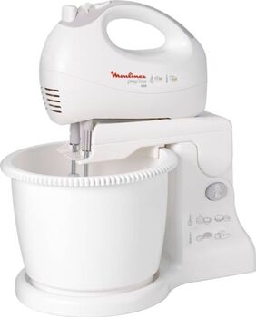 Moulinex Batedeira HM412131 (5 velocidades - 450 W - Taça: 2.5 L)