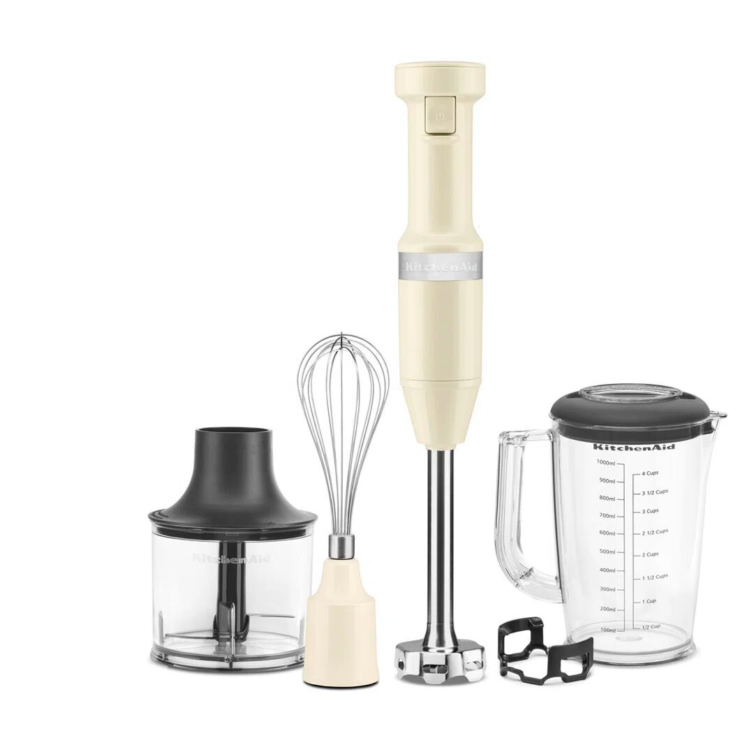 KitchenAid Corded Hand Blender with Accessories 41.4 H x 90.5 W x 63.5 D cm