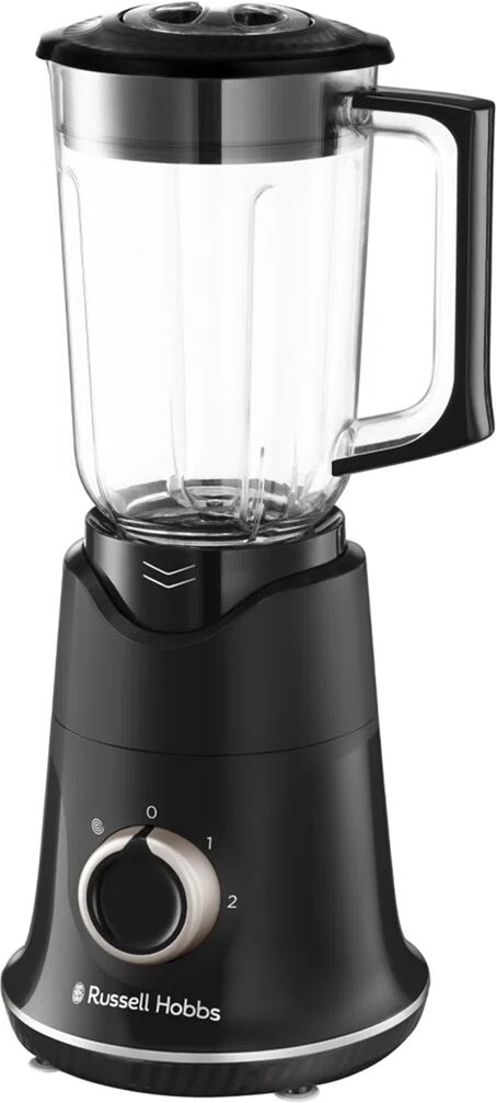 Russell Hobbs Jug Blender, Plastic 1.5L Jug with Blade Boost Technology, 2 Speeds & Pulse black 44.4 H x 21.4 W x 18.5 D cm