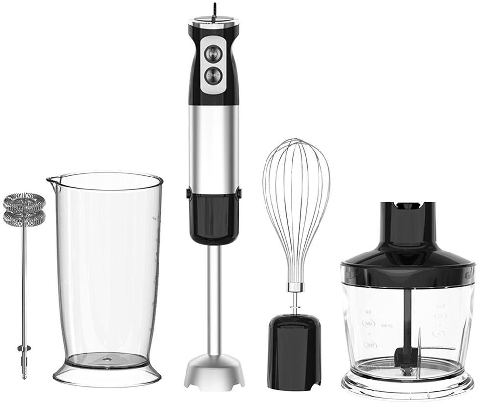 TOMTOP JMS Blender Five Pieces Home 600W Big Power Cooking Machine Handheld Whisk Crush Rod Grinding Cup Meat