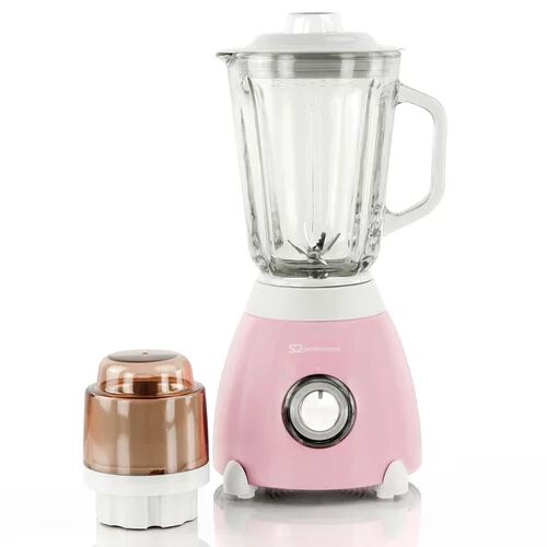 SQ Professional Dainty Luminate Blender & Grinder SQ Professional Colour: Pink  - Size: 11cm H X 18cm W X 18cm D