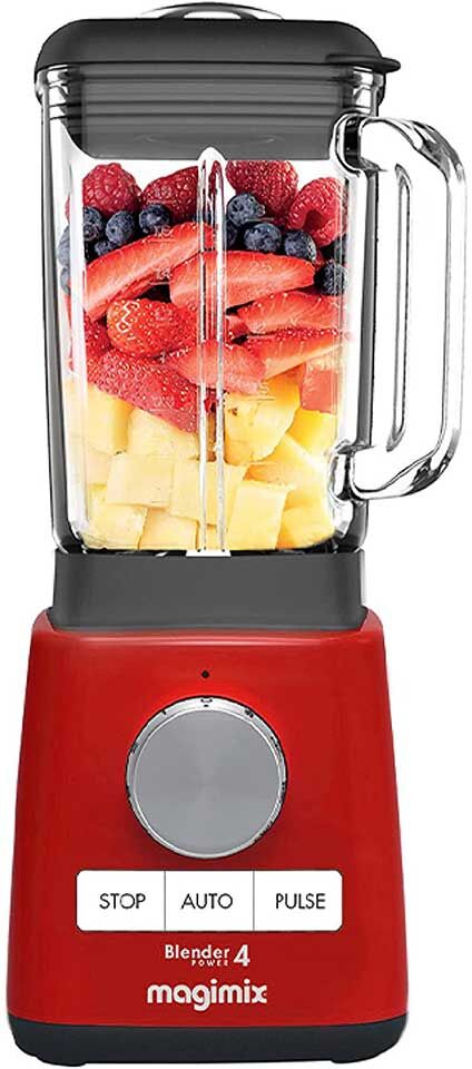 Magimix 1.8L Blender Power 4 - Red