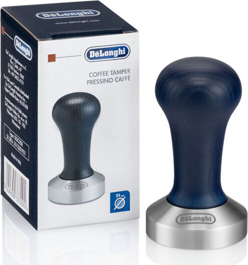 Edelstahl-Tamper mit Holzgriff De'Longhi „DLSC058“, 51 mm