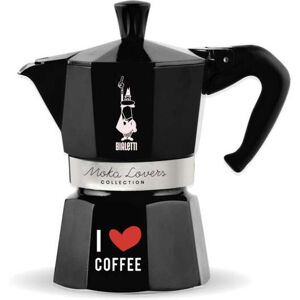 Bialetti Espressokocher »I love Coffee« schwarz