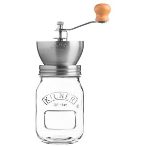 KILNER Kaffeemühle silberfarben Größe