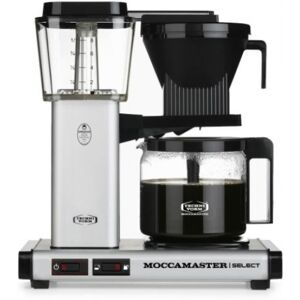 Moccamaster KBG 741 - Halbautomatische Filterkaffeemaschine - 1.25 Liter - Silber