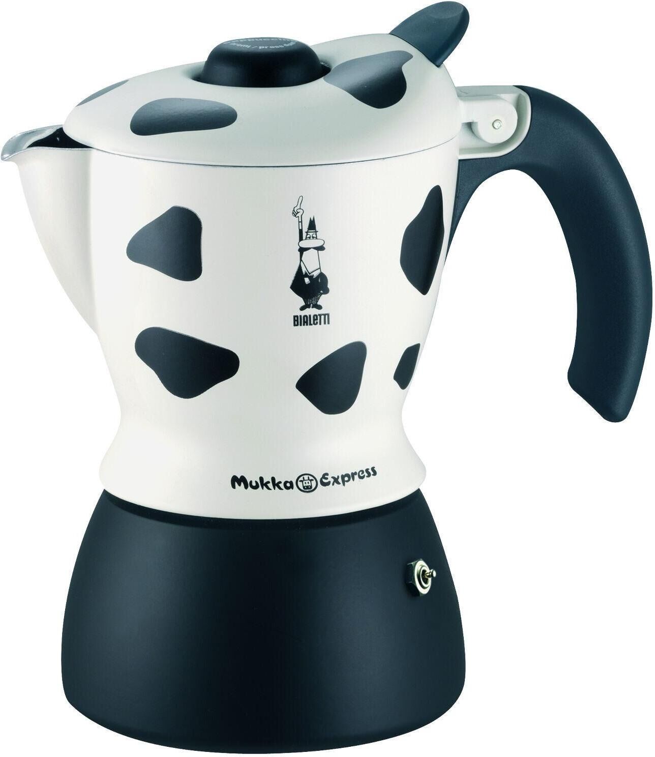 Bialetti Kaffeekanne »Mukka Macula« schwarz