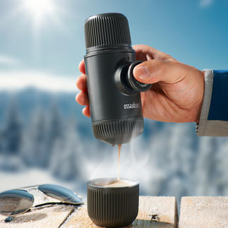 WACACO Nanopresso, tragbare Espressomaschine, Kaffeemaschine, grau