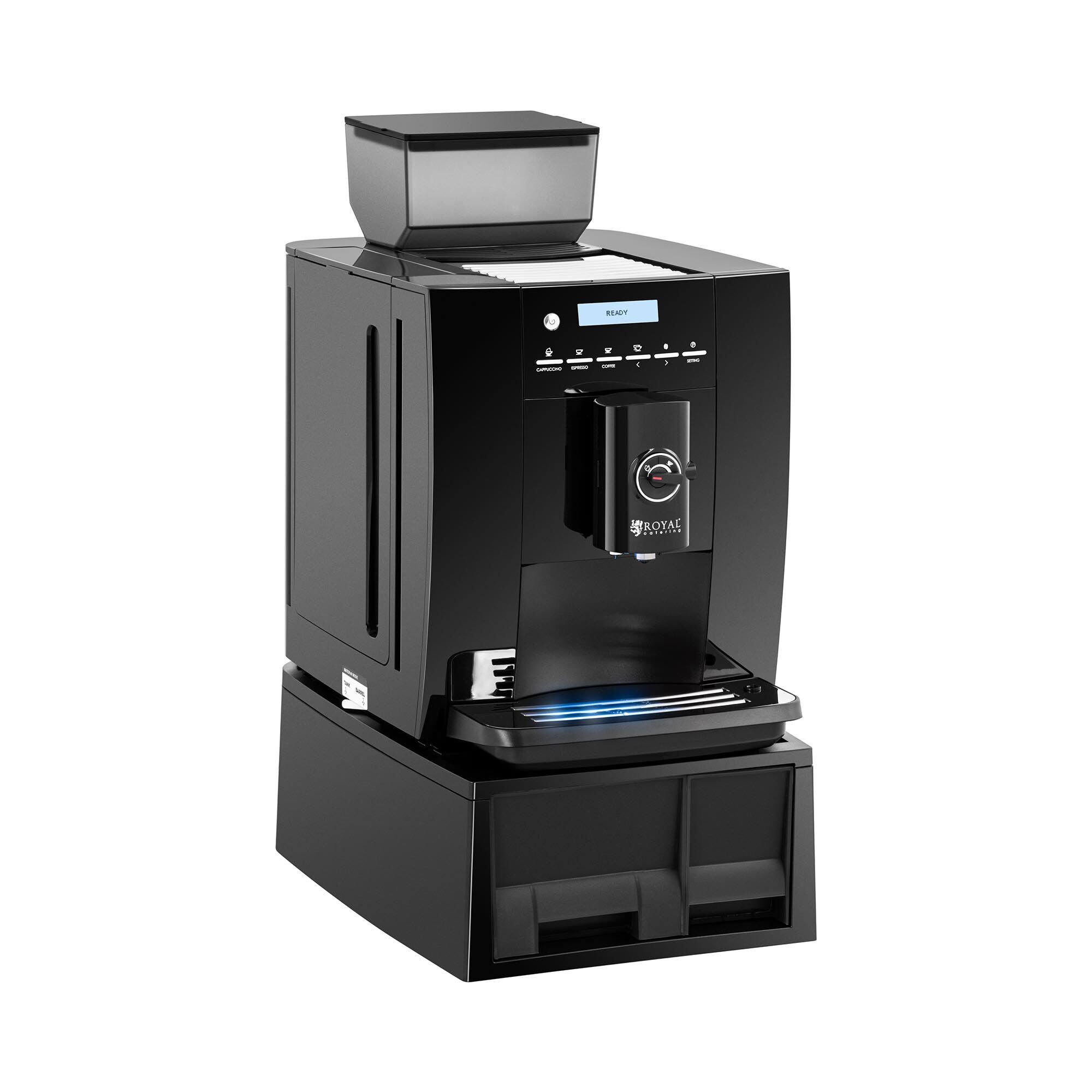 Royal Catering Kaffeevollautomat - bis 750 g Bohnen - Milchaufschäumer