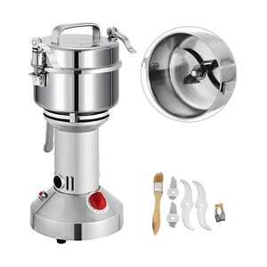 VEVOR Elektrische Getreidemühle Gewürzmühle Mühle Pfeffer Kräuter Mühle Spice Perle Pulver Mühle Trockenfutter Grinder Maschine Ultrahochgeschwindigkeit Intelligente Gewürze Getreide Brecher