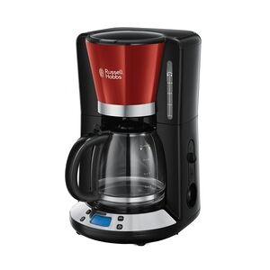 Russell Hobbs Colours Plus+ D.Glas-Kaffeem. Fl. Red 24031-56