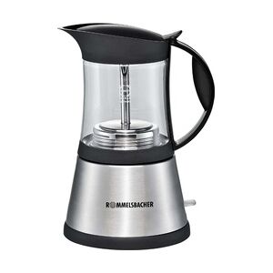 Rommelsbacher Espresso Kocher cordless 3 + 6 Tassen Glas EKO 376/G eds/sw