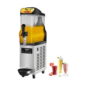 VEVOR Kommerzielle Slushy-Maschine, 12 L Einzelschüssel, 25 Tassen Margarita-Maschine, 500 W Edelstahl Margarita Smoothie, Frozen Drink Maker, Slushie-Maschine für Party, Café, Restaurants, Bars usw.