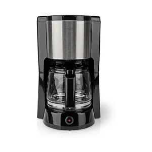 Nedis Kaffeemaschine - Filter Kaffee - 1.5 l - 12 Tassen - Warmhalten - Schwarz / Silber Nedis