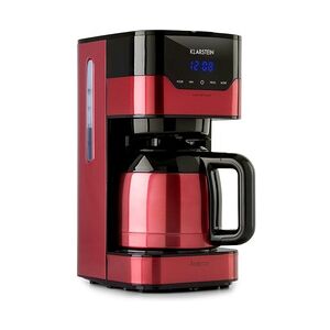 Klarstein Kaffeemaschine Arabica 800W EasyTouch Control silber/schwarz Rot