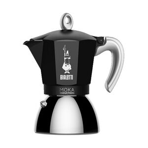 Bialetti Moka Induction Mokka-Kanne 0,9 l Schwarz