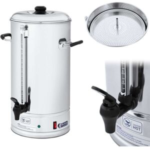 Perkolator für Kaffee und Tee aus Edelstahl, 1500 W, 15 l