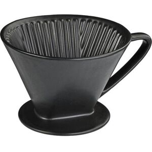 Cilio Kaffeefilter Gr. 4 Keramik schwarz matt