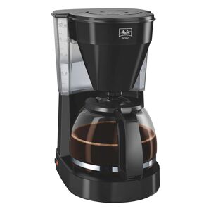 Melitta Easy II Top Schwarz   Filterkaffeemaschine   1050 Watt   10 Tassen   40min Warmhaltezeit   Glaskanne   Automatische Endabschaltung