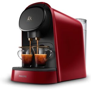 Philips L'Or Barista Lm8012/51 Doppel-Espressokapsel-Kaffeemaschine – Rot + 9 Kapseln