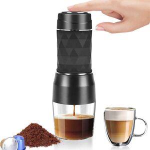 Mr J Espresso-Kaffeemaschine, Handpresse, Kapsel, Gemahlener Kaffee, Tragbare Kaffeemaschine, Passend Für Kaffeepulver Und Kaffeekapsel