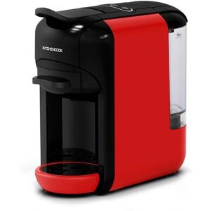 Multipad-Kaffeemaschine Und Roter Gemahlener Kaffee Von Kitchencook