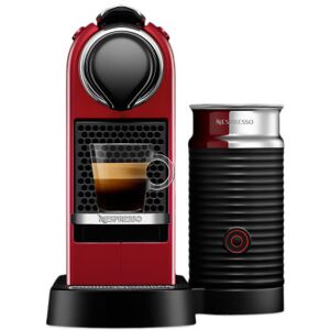 Nespresso Citiz & Milk Red Maschine mit Kapseln von DeLonghi - Rot