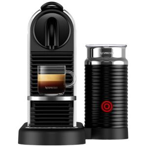 Nespresso CitiZ Platinum & Milk Stainless Steel C Maschine mit Kapseln