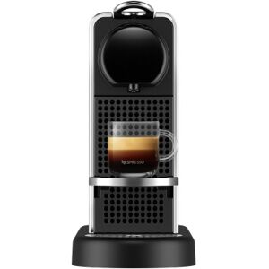 Nespresso CitiZ Platinum Stainless Steel D Maschine mit Kapseln - Edelstahl