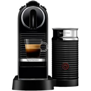 Nespresso Citiz & Milk Black Maschine mit Kapseln von DeLonghi - Schwarz